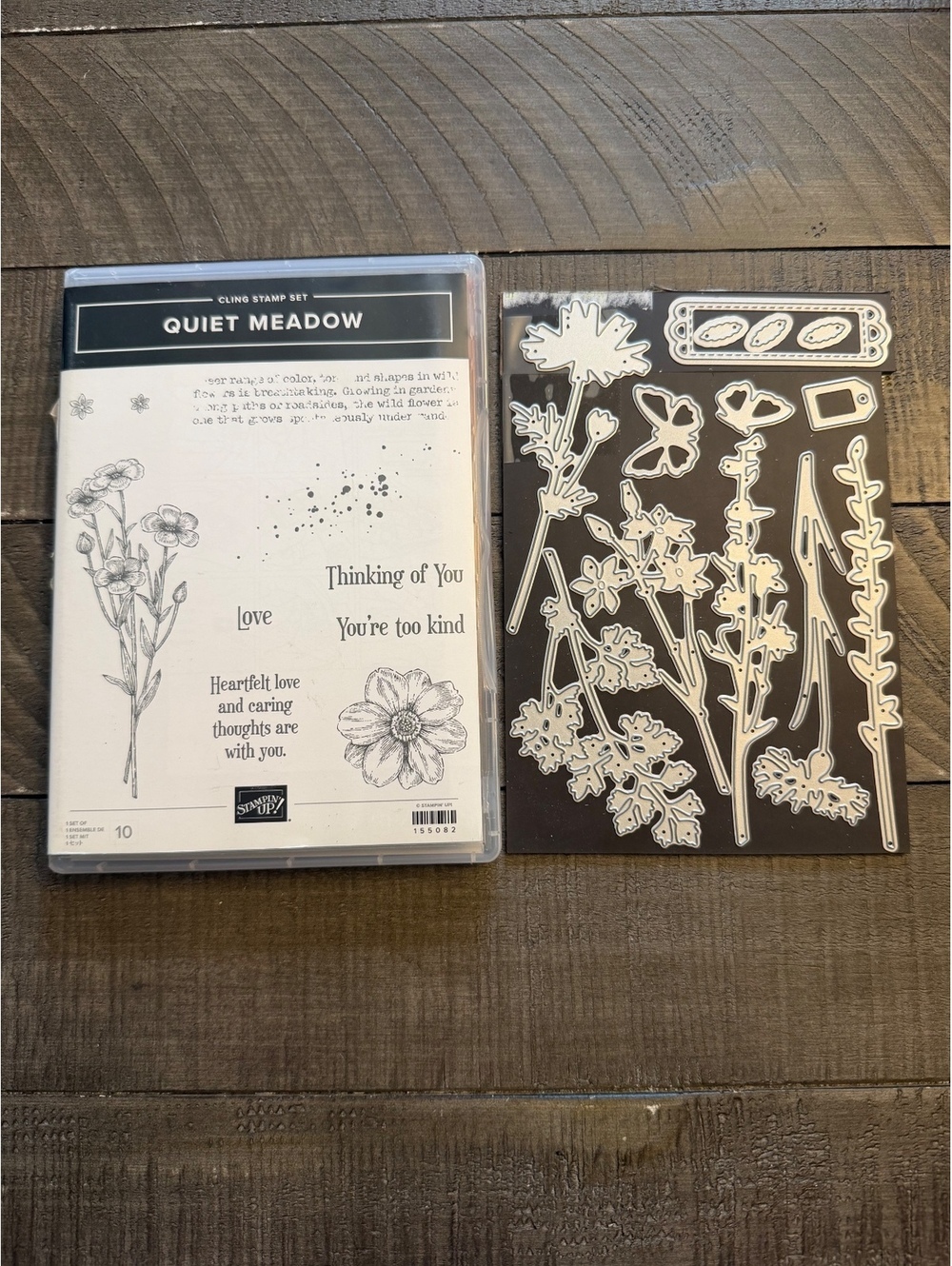 Stampin’ Up Quiet Meadow stamp set with Meadow Dies